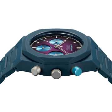 Foto Cassa Orologio D1 Milano Polychrono Blue Spectrum