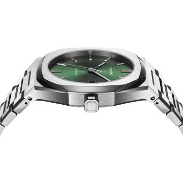 Foto Profilo Cassa Orologio D1 Milano Automatic Bracelet Verde