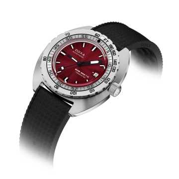 Foto Quadrante Orologio Sub 300 Ti5 Redcoral Cinturino Nero