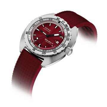 Foto Quadrante Orologio Sub 300 Ti5 Redcoral Cinturino Rosso