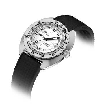 Foto Quadrante Orologio Sub 300 Ti5 Whitepearl Cinturino Nero