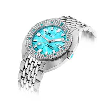 Foto Profilo Orologio Doxa Sub200T Diamonds Aquamarine