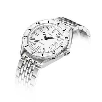 Foto Quadrante Orologio Doxa Sub 200 Whitepearl Bracelet