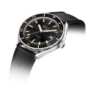 Foto Profilo Orologio Doxa Sharkhunter Sub 200 II Black Rubber