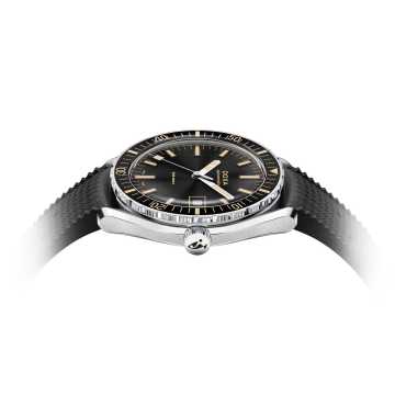 Foto Cassa Orologio Doxa Sharkhunter Sub 200 II Black Rubber