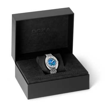 Foto Box Orologio Doxa Sub200T Diamonds Carribean
