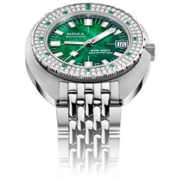 Foto Diamonds Orologio Doxa Sub200T Diamonds Sea Emerald