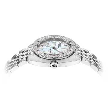 Foto Cassa Orologio Doxa Sub200T Diamonds Whitepearl