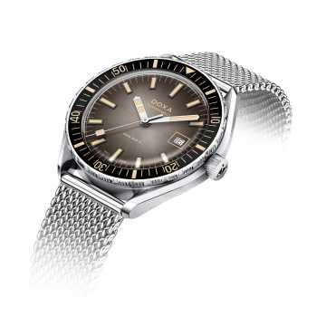 Foto Profilo Orologio Doxa Sub 200 II Sharhunter Black Vintage 