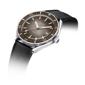 Foto Profilo Orologio Doxa Sharkhunter Sub 200 II Vintage Rubber