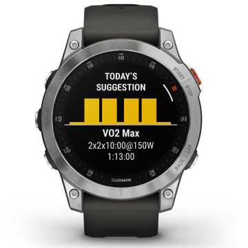 Foto Quadrante Orologio Garmin Epix Slate Steel 010-02582-01