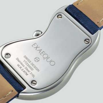 Foto Fondello Orologio Exaequo Melting Silver Blue 0001.0004