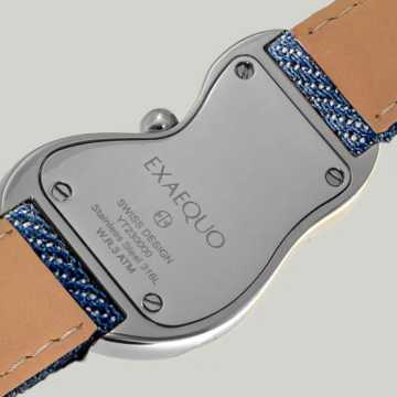 Foto Fondello Orologio Exaequo Melting Silver White Jeans