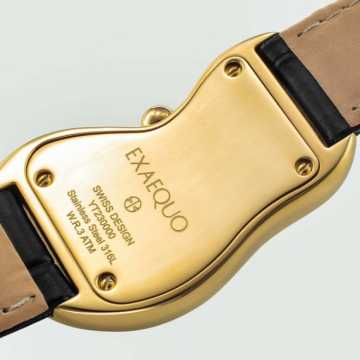 Foto Fondello Orologio Exaequo Melting Gold Black 0002.0001