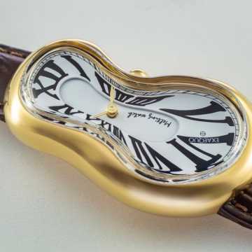 Foto Quadrante Orologio Exaequo Melting Gold White 0002.0002
