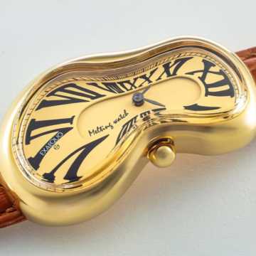 Foto Quadrante Orologio Exaequo Melting Gold Gold 0002.0003