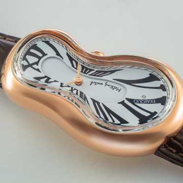 Foto Cassa Orologio Exaequo Melting Rose Gold Black EX0003.0002