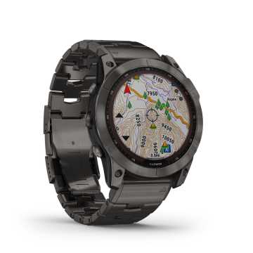 Foto Profilo Orologio Garmin Fenix 7X Sapphire Solar