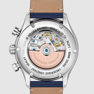 Foto Fondello Orologio Frederique Constant Vintage Rally Healey Chronograph 