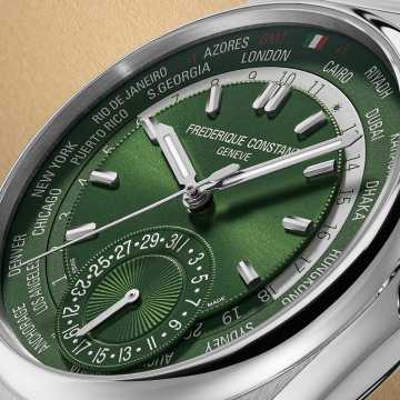 Foto Quadrante Orologio Frederique Constant Highlife Worldtimer Italia FC-718GR4NH6B-IT