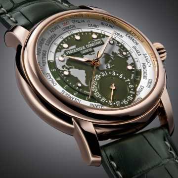 Foto Cassa Orologio Fredrique Constant Manufacture Classic Worldtimer FC-718KWWM4H9