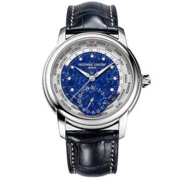 Foto Frederique Constant Orologio Classic Worldtimer Manufacture The Elements Collection 
