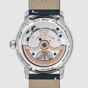 Foto Fondello Orologio Frederique Constant Manufacture Classic Worldtimer FC-719BLW3H6