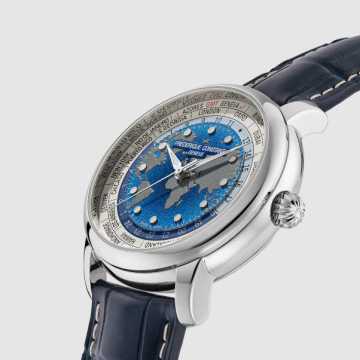Foto Cassa Orologio Frederique Constant Manufacture Classic Worldtimer FC-719BLW3H6
