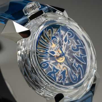 Foto Quadrante Orologio Gagà Milano Crystal Blu 8060CY03SGSRBL0