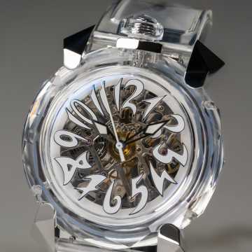 Foto Quadrante Orologio Gagà Milano Crystal Bianco 8060CY01SGSR000