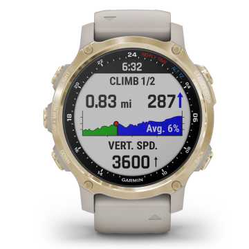 Foto Statistiche Orologio Garmin MK2S Light Sand