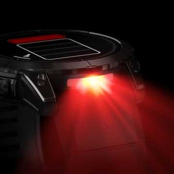 Foto Led Rosso Orologio Garmin Epix Gen 2