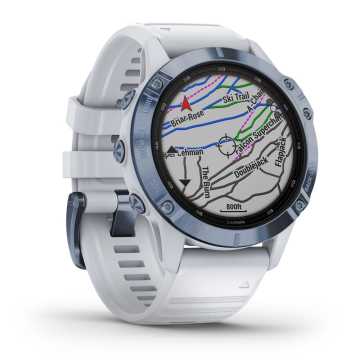 Foto Mappa Orologio Garmin Fenix 6 Pro Mineral Blue
