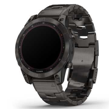 Foto Laterale Orologio Garmin Sapphire Carbon Grey 010-02540-39