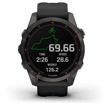 Foto Statistiche Orologio Garmin Fenix 7S Solar Sapphire 010-02539-25