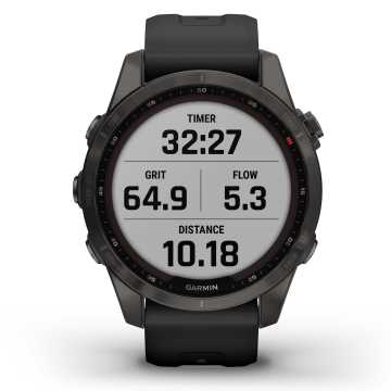 Foto Fronte Orologio Garmin Fenix 7S Solar Sapphire 010-02539-25
