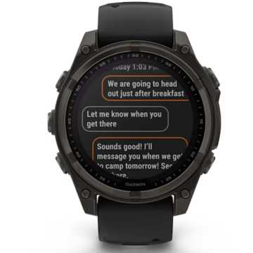 Foto Display 2 Orologio Garmin Fenix 8 Solar 010-02906-11