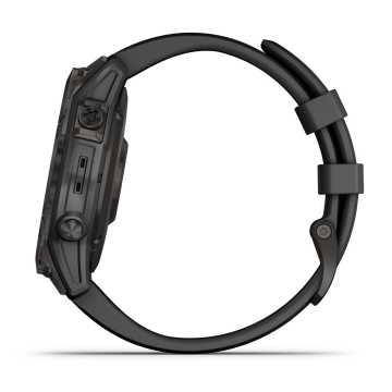 Foto Profilo Orologio Garmin Sapphire Carbon Grey Titanium & Black 010-0240-21