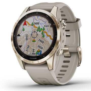 Foto Quadrante Mappa Orologio Garmin Fenix 7S Solar Sapphire 010-02539-21