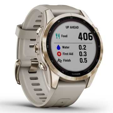 Foto Profilo Orologio Garmin Fenix 7S Solar Sapphire 010-02539-21