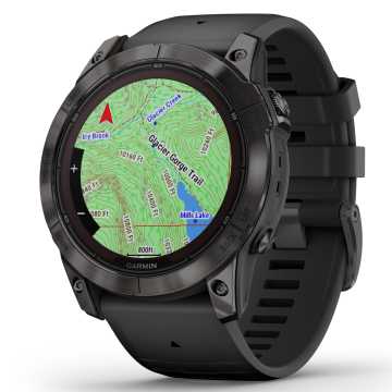 Foto Quadrante Mappa Orologio Garmin fēnix® 7X Pro – Sapphire Solar Edition