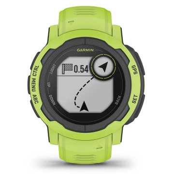 Foto Particolare Quadrante Orologio Garmin Instinct 2 Electric Lime 010-02626-01