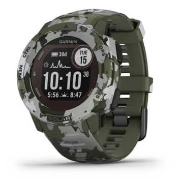 Foto Retro Orologio Garmin Instinct Solar Camo Edition