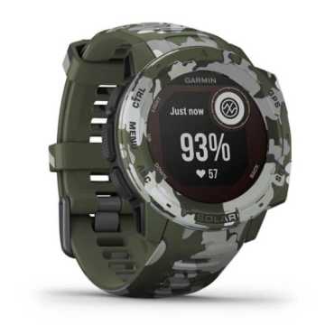 Foto Batteria Orologio Garmin Instinct Solar Camo Edition