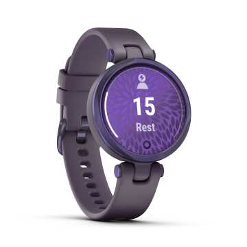 Foto Quadrante Orologio Garmin Lily Black / Deep Orchid