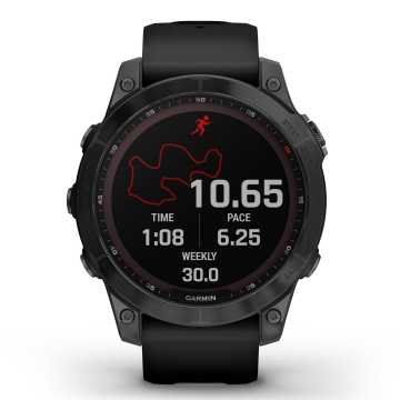 Foto Quadrante Attività Orologio Garmin Sapphire Black 010-02540-35