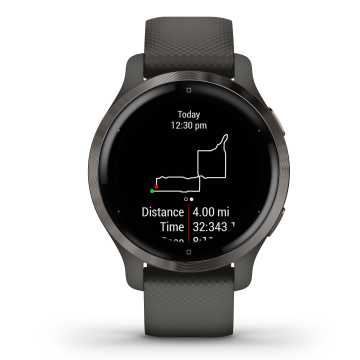 Foto Quadrante Mappa Orologio Garmin Venu 2S Graphite