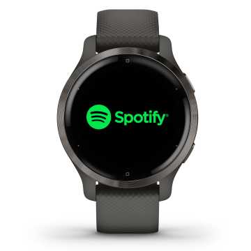 Foto Quadrante Spotify Orologio Garmin Venu 2S Graphite