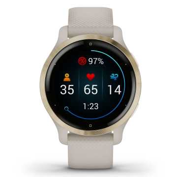 Garmin - Orologio Venu 2S Light Sand Dettaglio 1