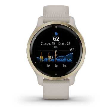 Garmin - Orologio Venu 2S Light Sand Dettaglio 4